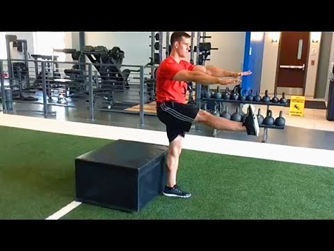 Pistol Squat on Box